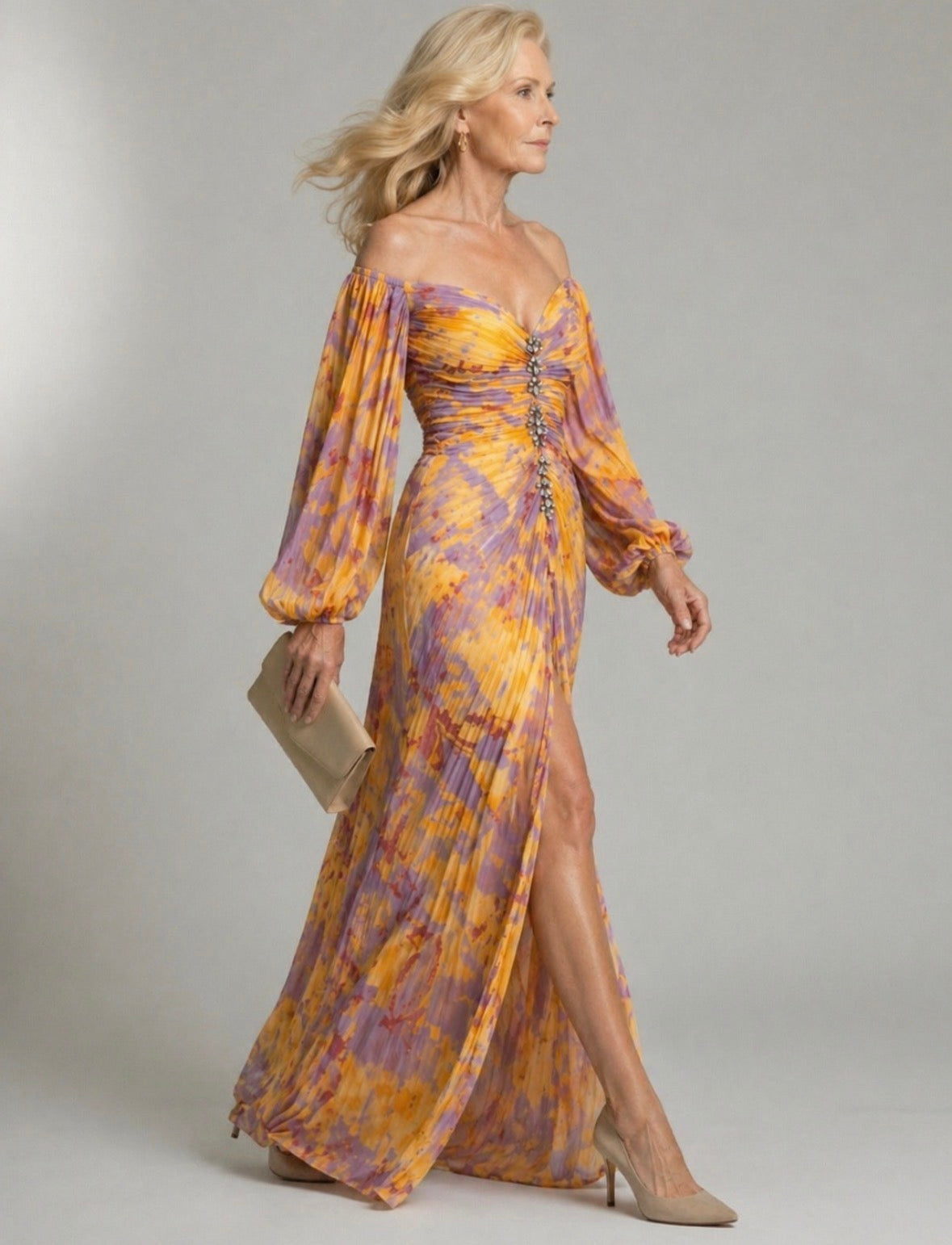 Wilhelmina | Elegant Dress with V Neck