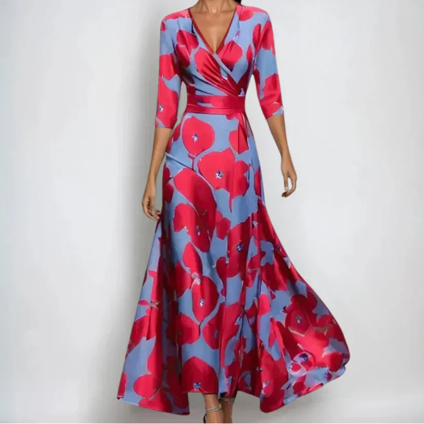 Emily | Luxury Floral Maxi Dress