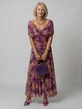 Rosamonda | Off Shoulder Flow Midi Dress