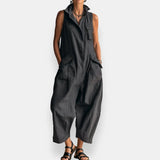 RYKER | SLEEVELESS CARGO JUMPSUIT