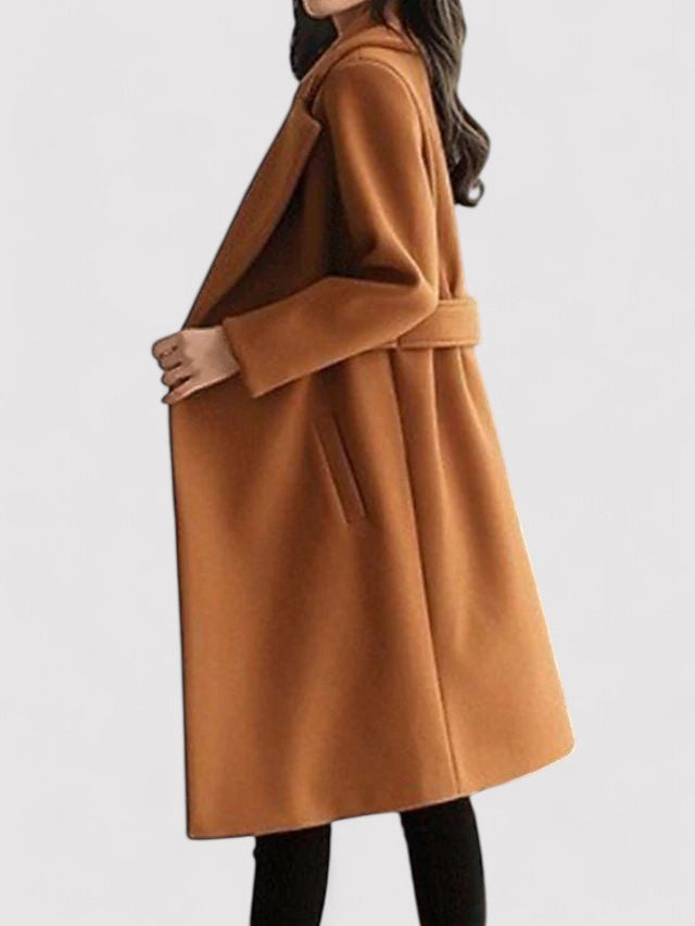 NOELLE | COAT WITH BELT