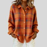 Francesca | Retro Cheque Sweater
