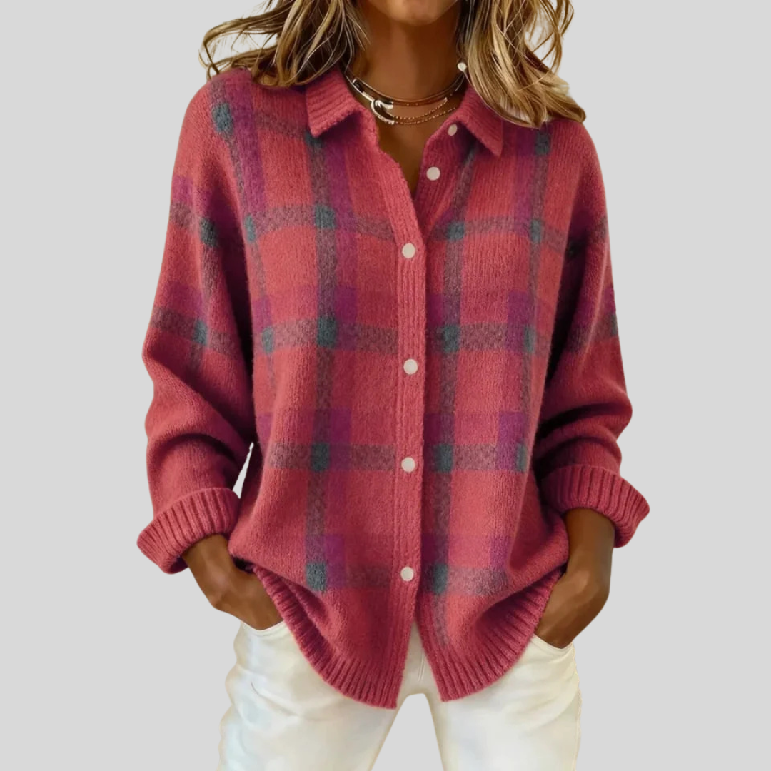 Wrenley | Retro Cheque Sweater