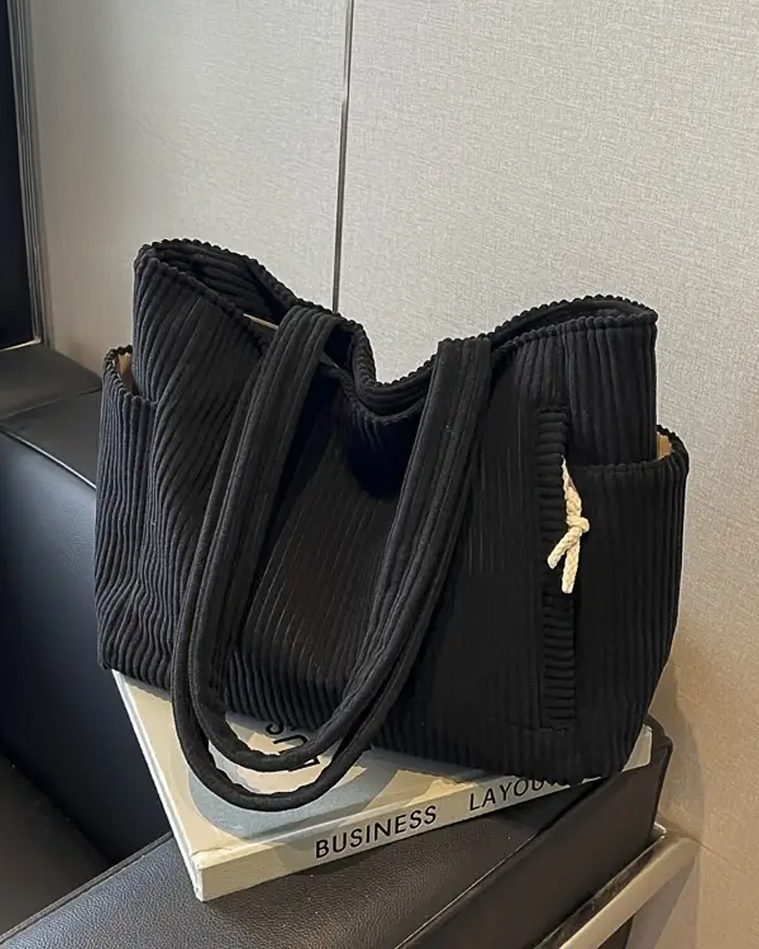 Gemma | Corduroy Tote Bag