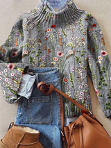 Patricia | Classic Vintage Floral Sweater