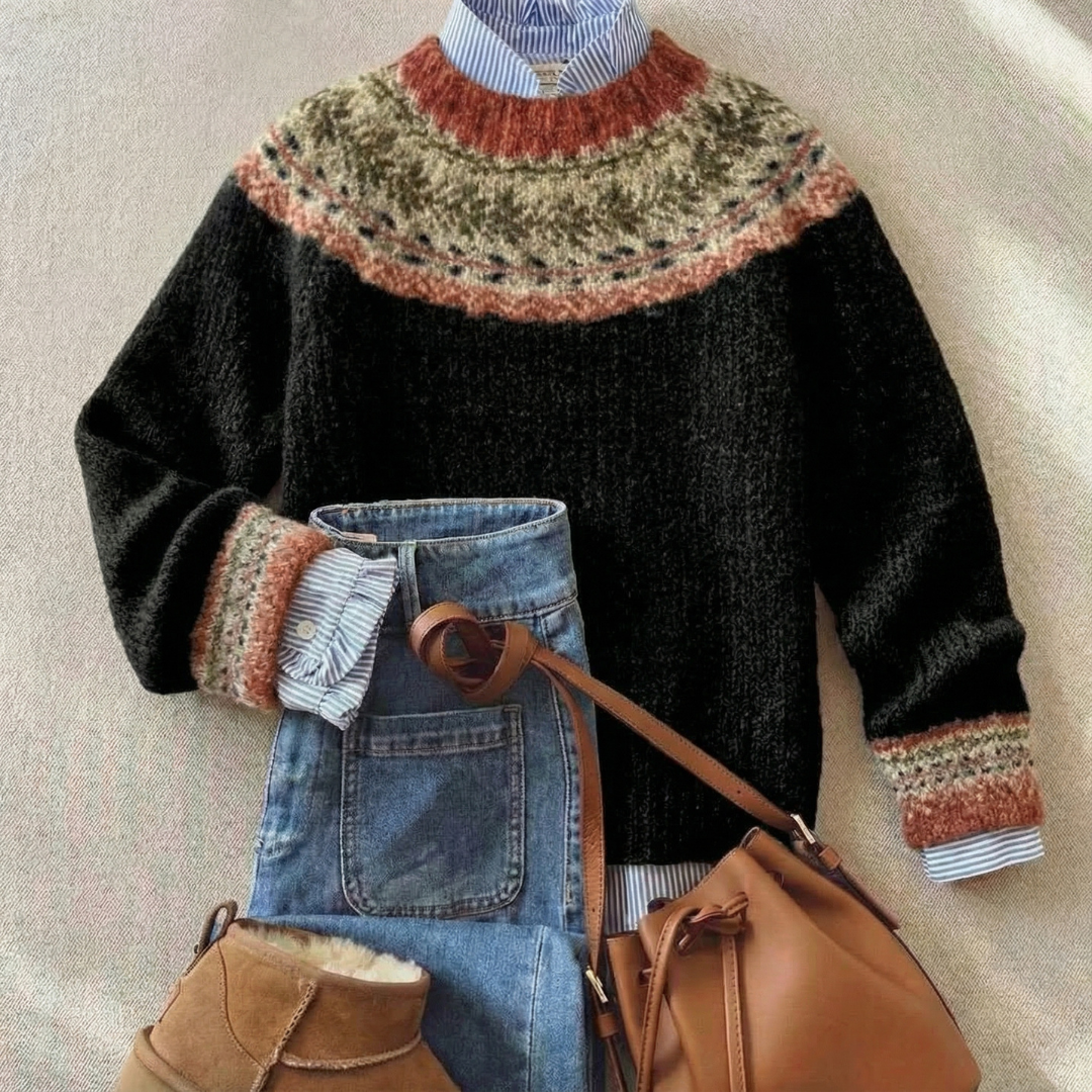 Micaella | Heritage Nordic Knit Sweater