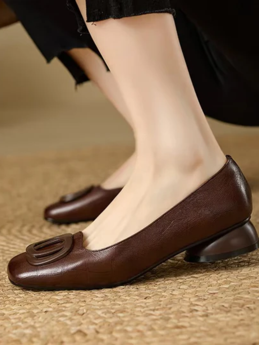 Diane | Opium Leather Flats