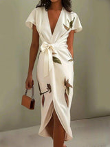 Brenna | Elegant Wrap Dress