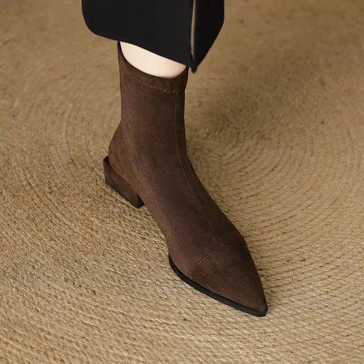 Delphine | Pointed-Toe Ankle Boots