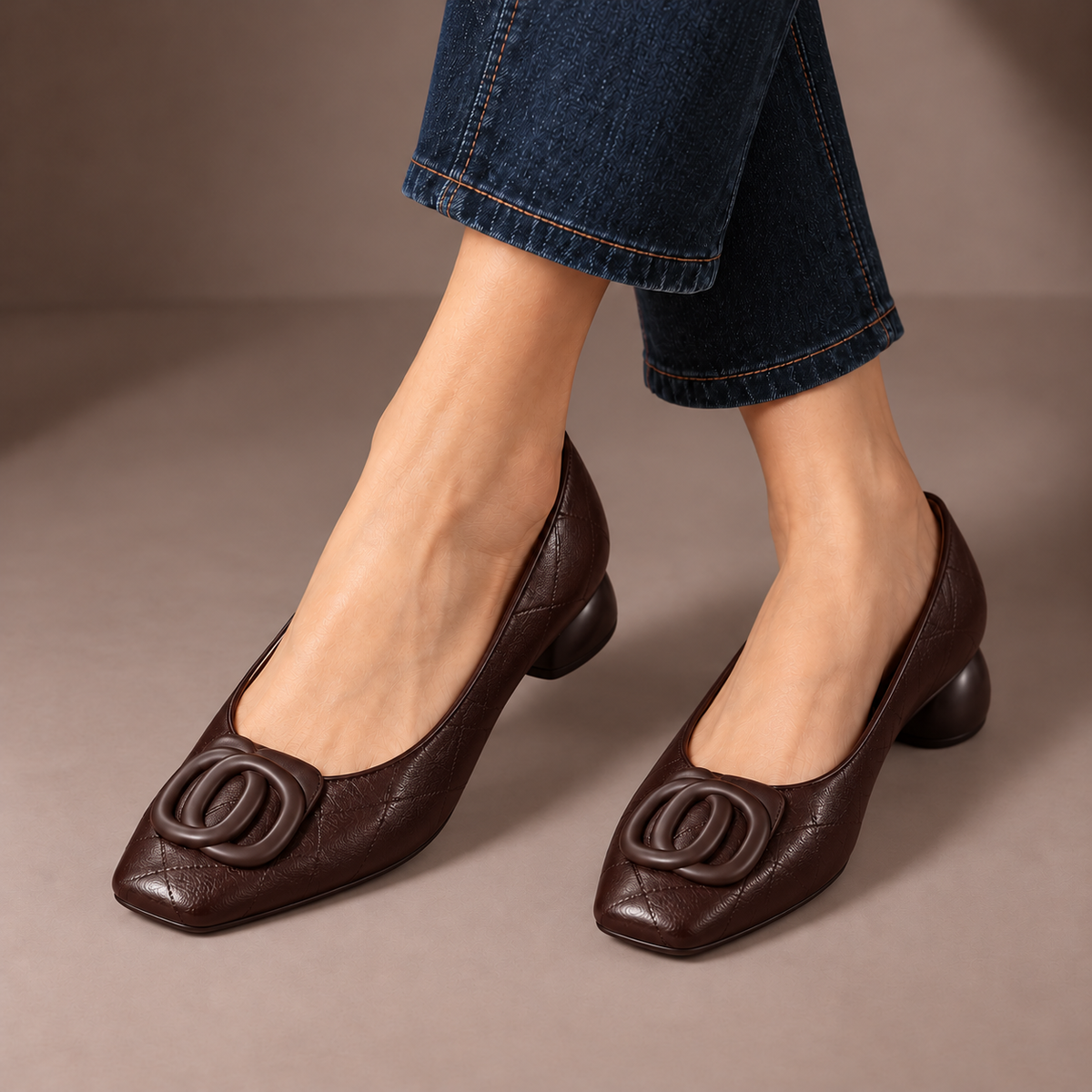 Diane | Opium Leather Flats