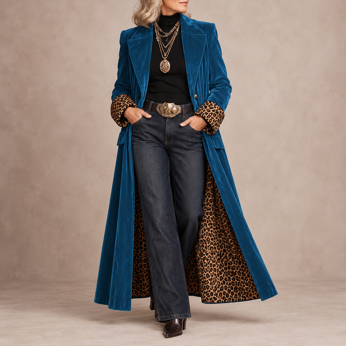 Catherine | Elegant Long Tailored Coat