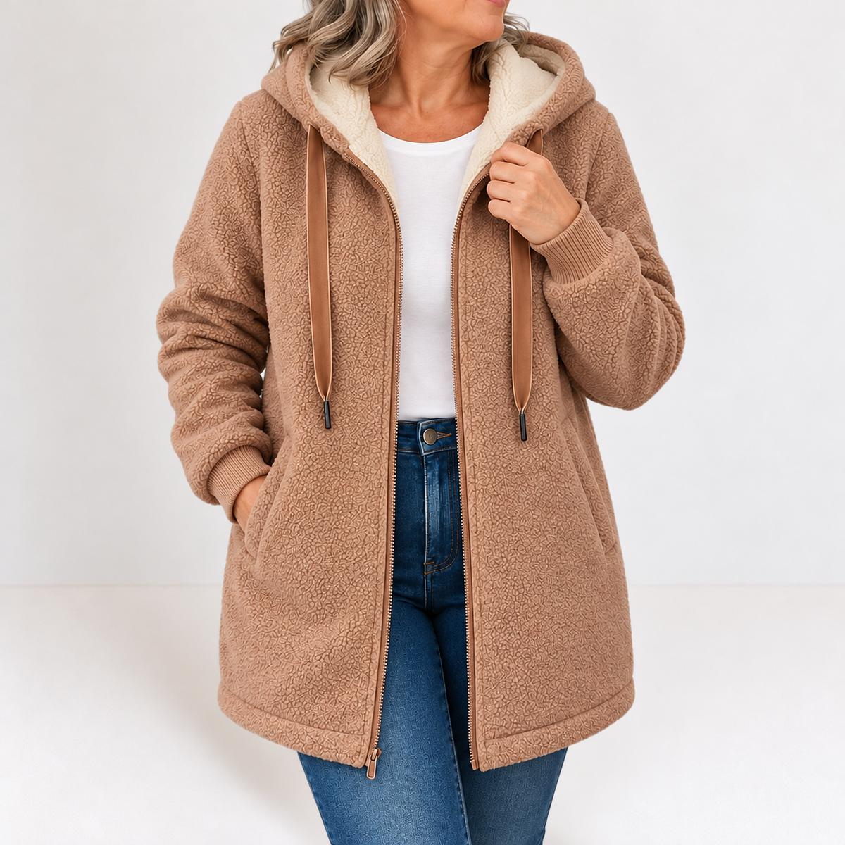 Harriet | Cozy Hooded Jacket