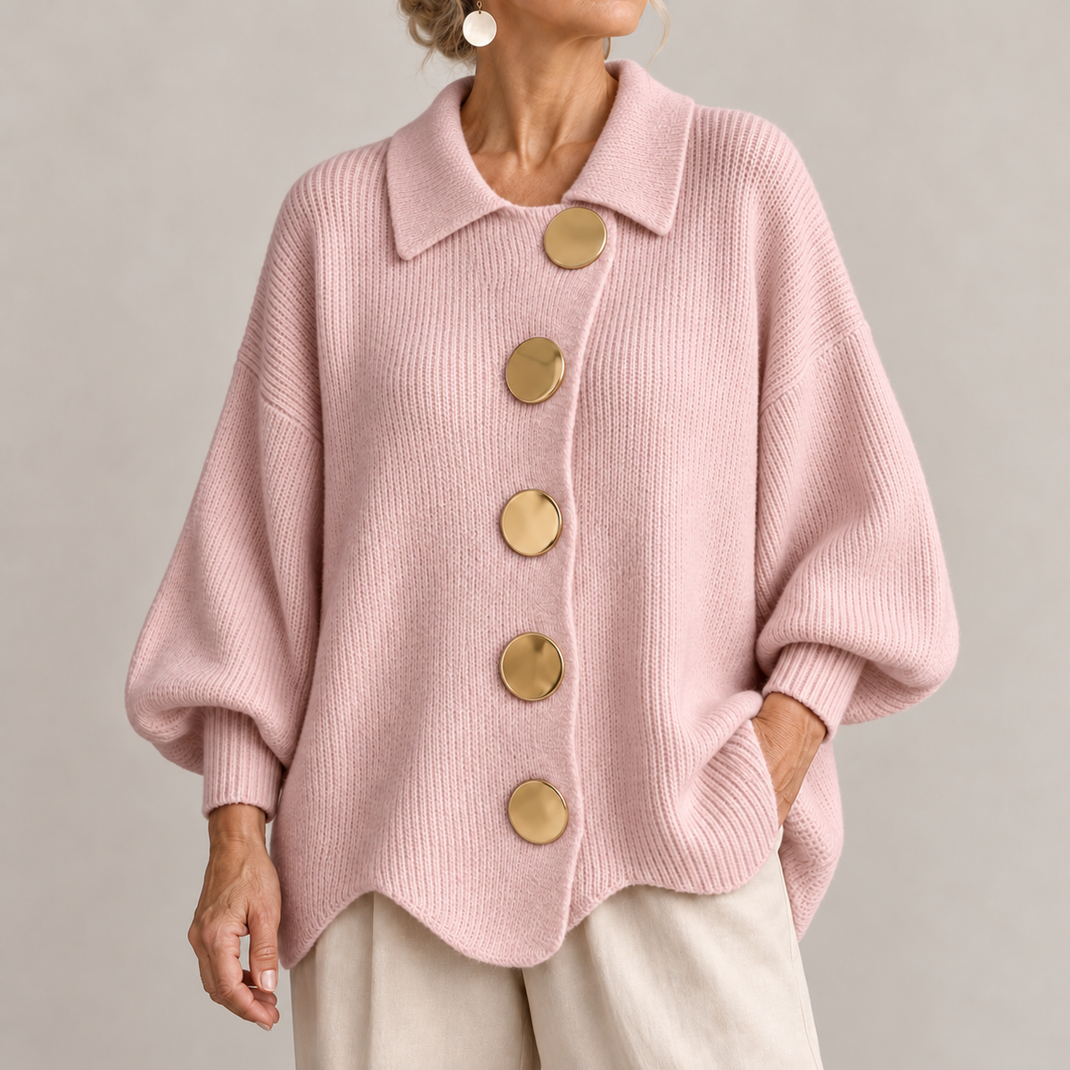 Eleanor | The Gold Button Cardigan