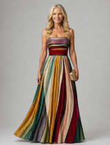Beatrix | Effortless Strapless A Line Dress