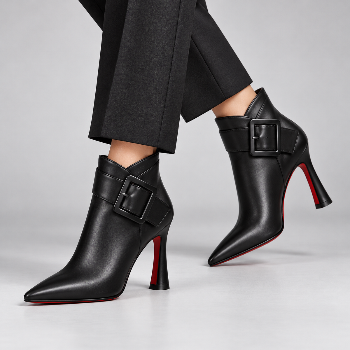 Raina | Buckle Ankle Boots