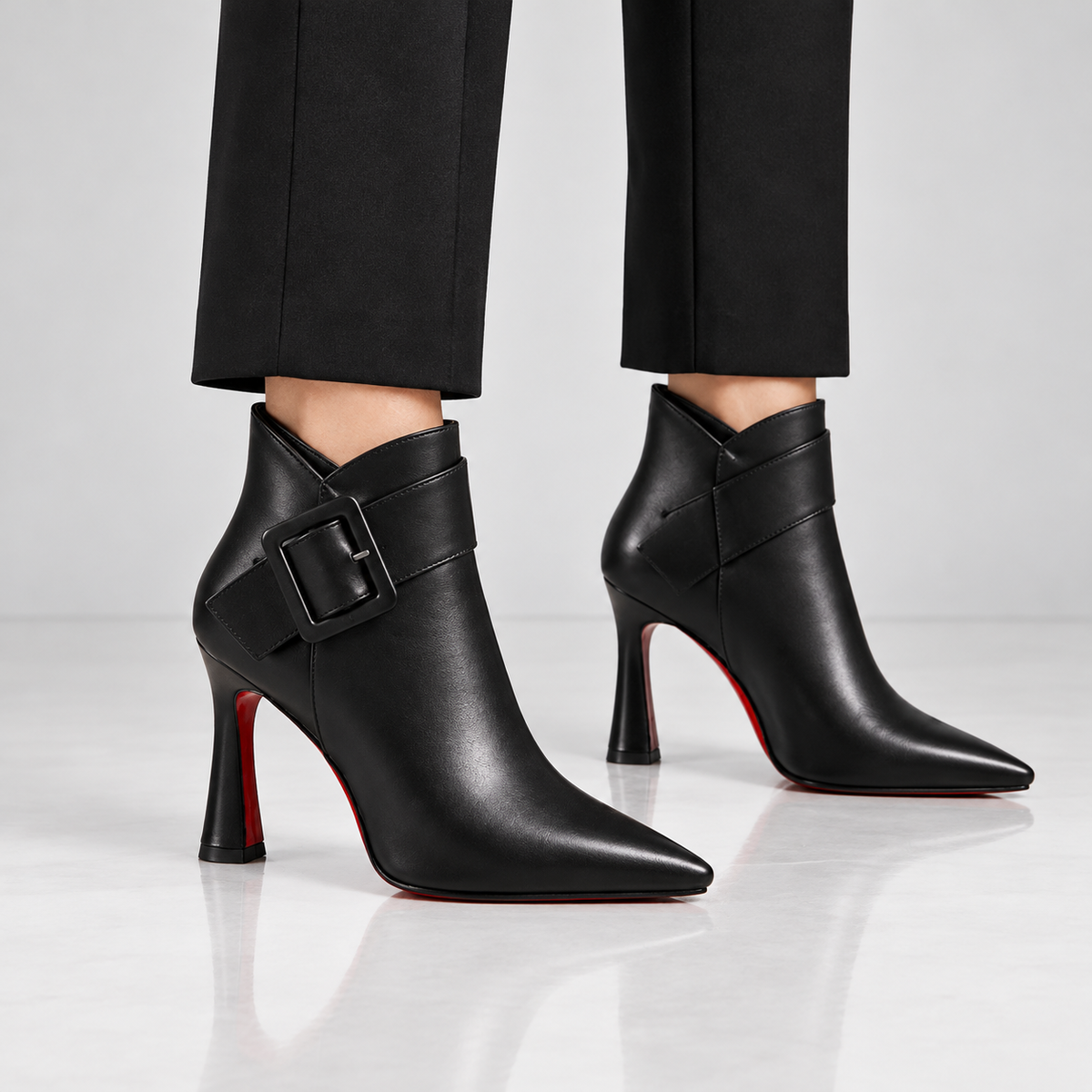 Raina | Buckle Ankle Boots