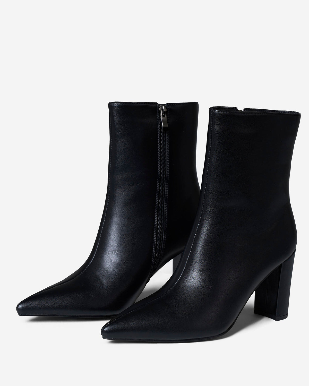 2 in 1 Knee & Ankle Boots - Black