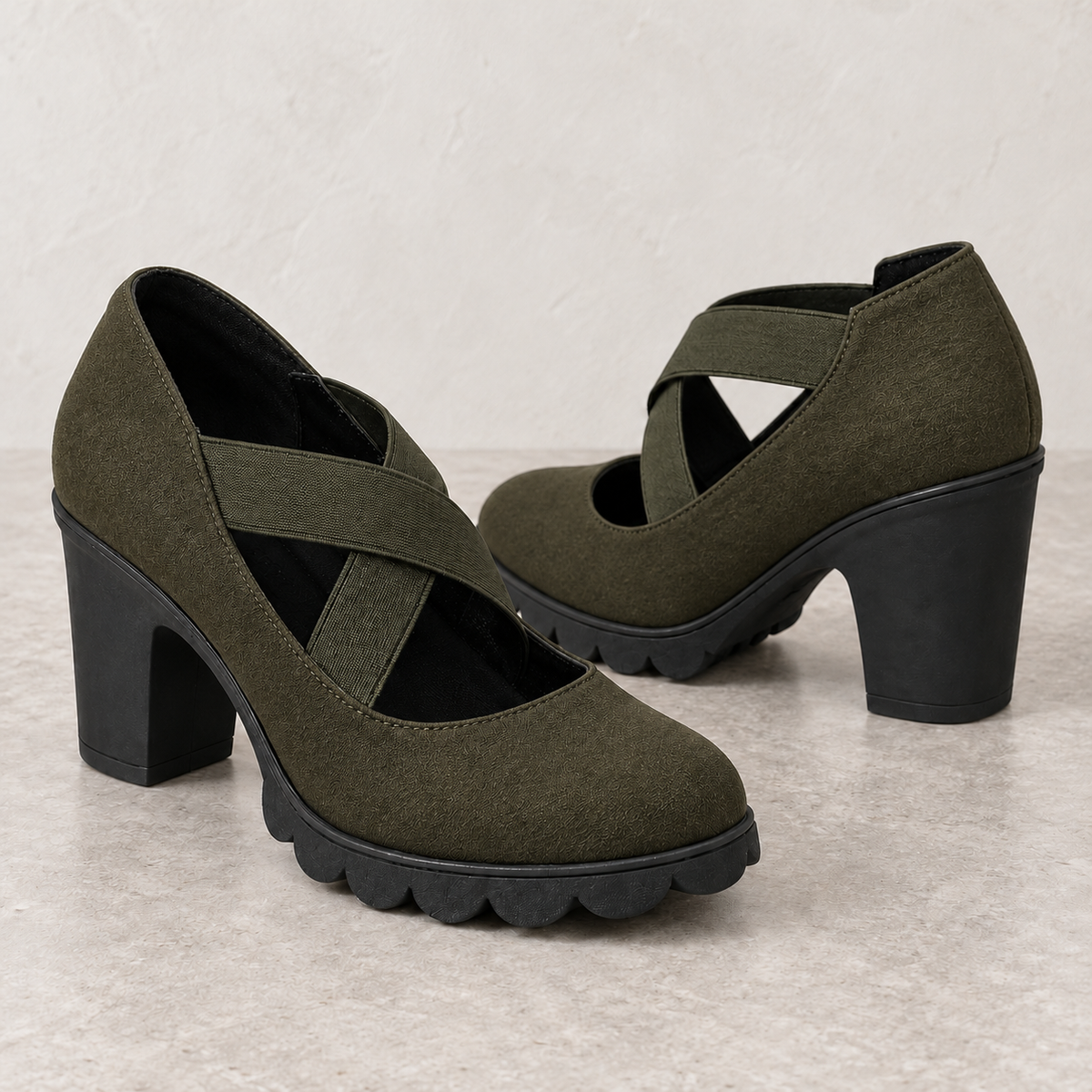 Janet | Cross-Strap Mary Jane Shoes