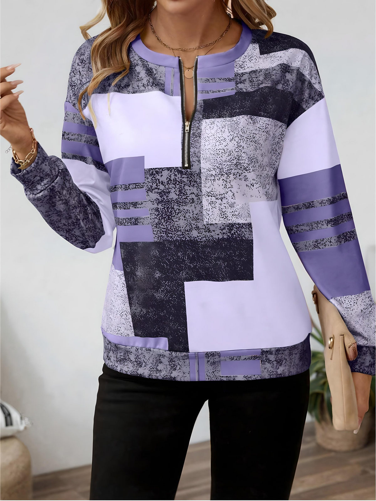 Oceane | Chic Vintage Sweatshirt