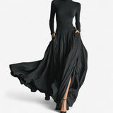 Cerynn | High Waist Maxi Skirt Plus Shirt