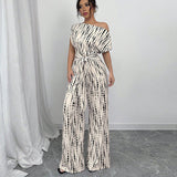 AMARISE™ | WIDE-LEG STRAP JUMPSUIT