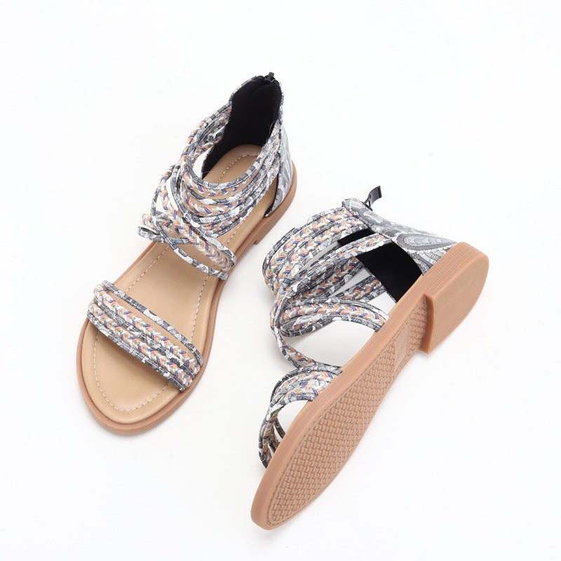 Lisa | Roman Crisscross Bohemian Sandals