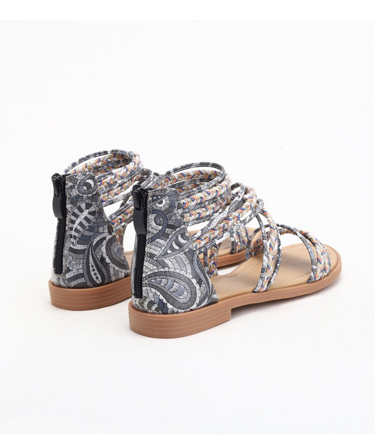 Lisa | Roman Crisscross Bohemian Sandals