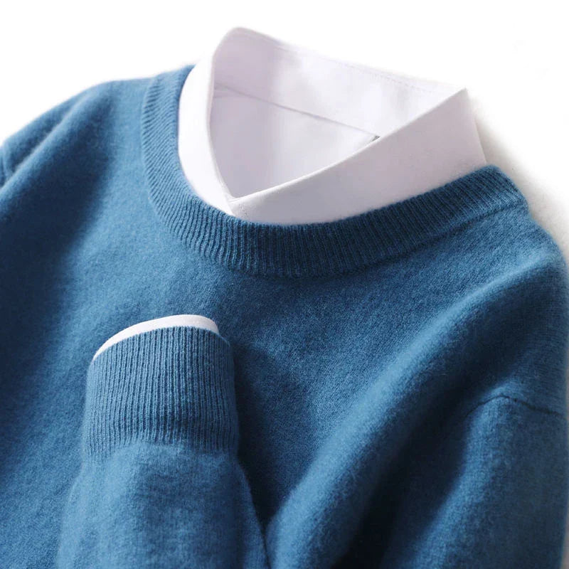 Linda | Australian Wool Crew Neck Sweater