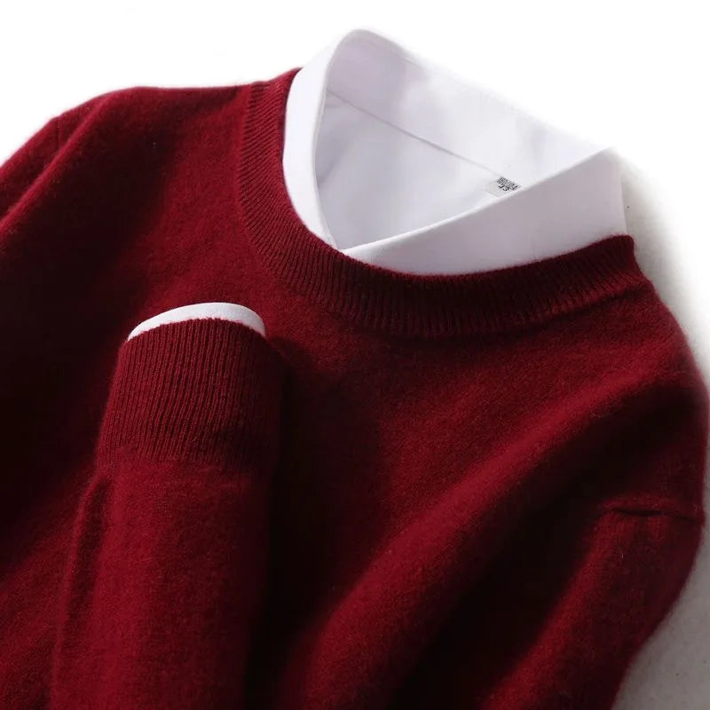 Linda | Australian Wool Crew Neck Sweater