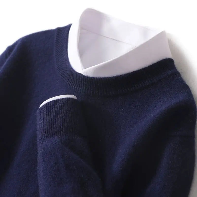 Linda | Australian Wool Crew Neck Sweater