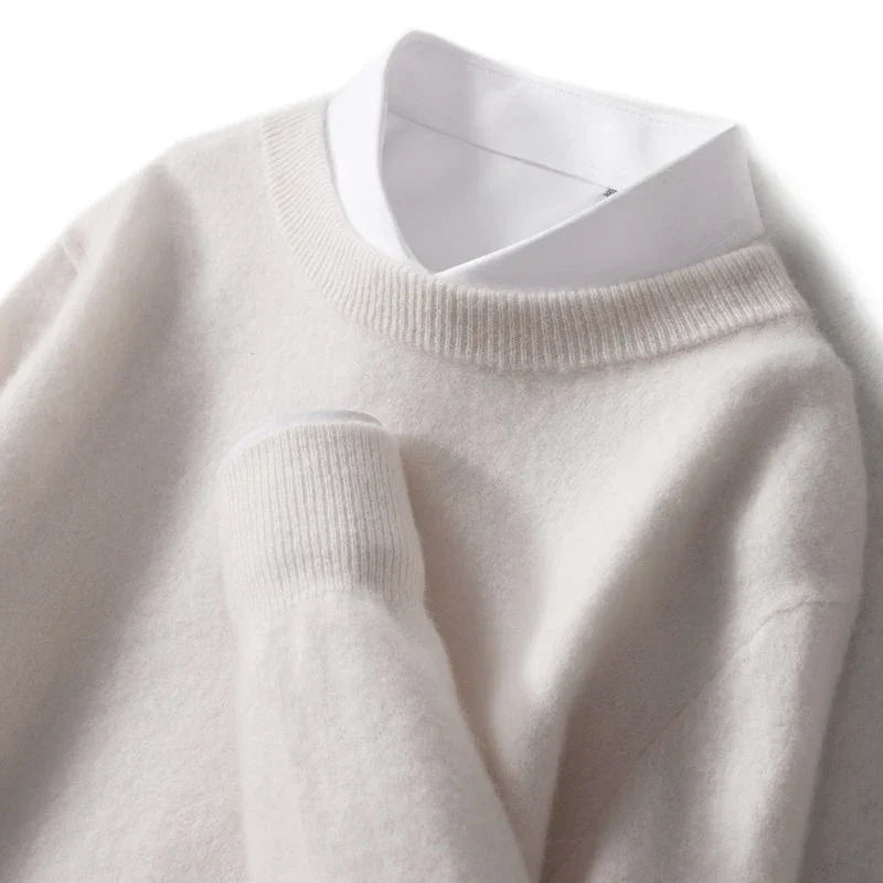 Linda | Australian Wool Crew Neck Sweater