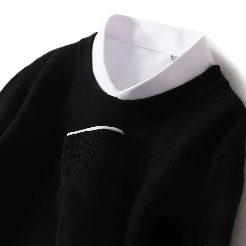 Linda | Australian Wool Crew Neck Sweater