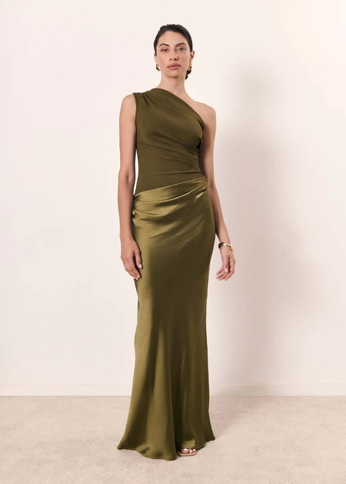 Evangeline | Maxi Dress in Satin