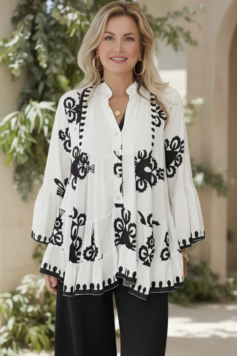 Jordana | Coastal Boho Top