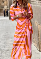 Nicolette | Printed Wrap Dress