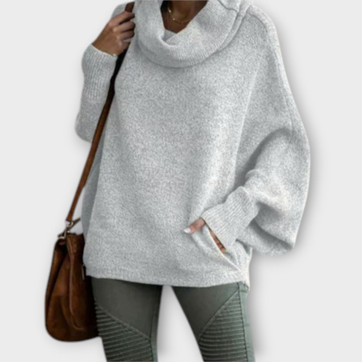 Ulrike - Elegant Women's Jumper in Tortoiseshell