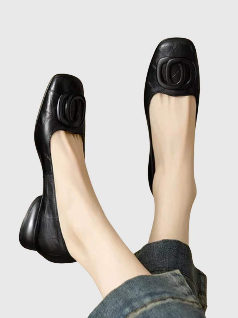 Diane | Opium Leather Flats