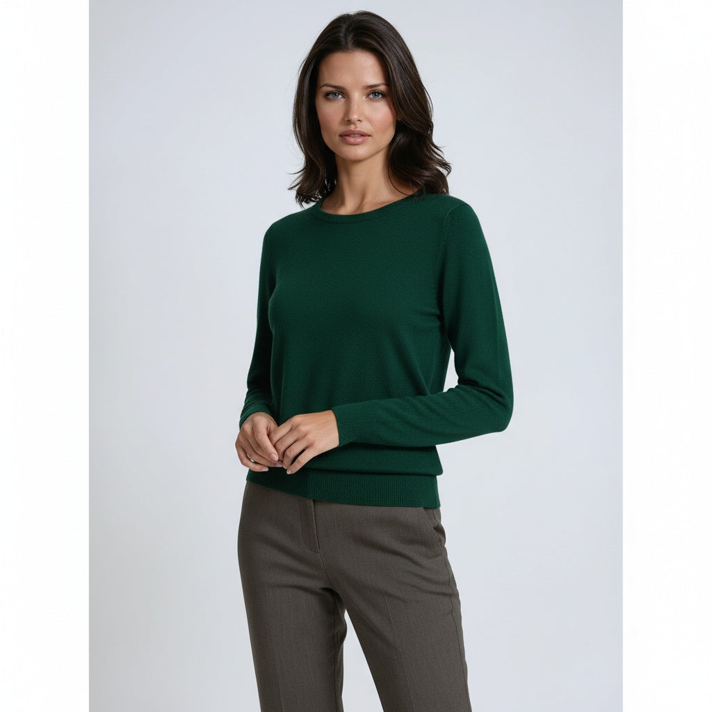 Ivy | Long Sleeves and Round Neckline