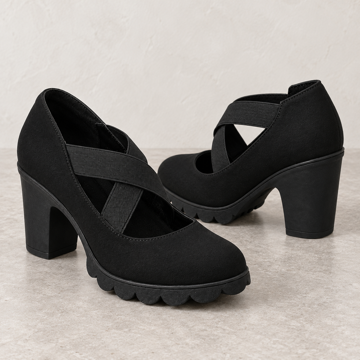 Janet | Cross-Strap Mary Jane Shoes