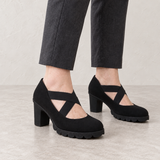 Janet | Cross-Strap Mary Jane Shoes