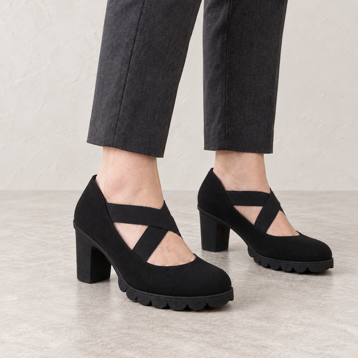 Janet | Cross-Strap Mary Jane Shoes