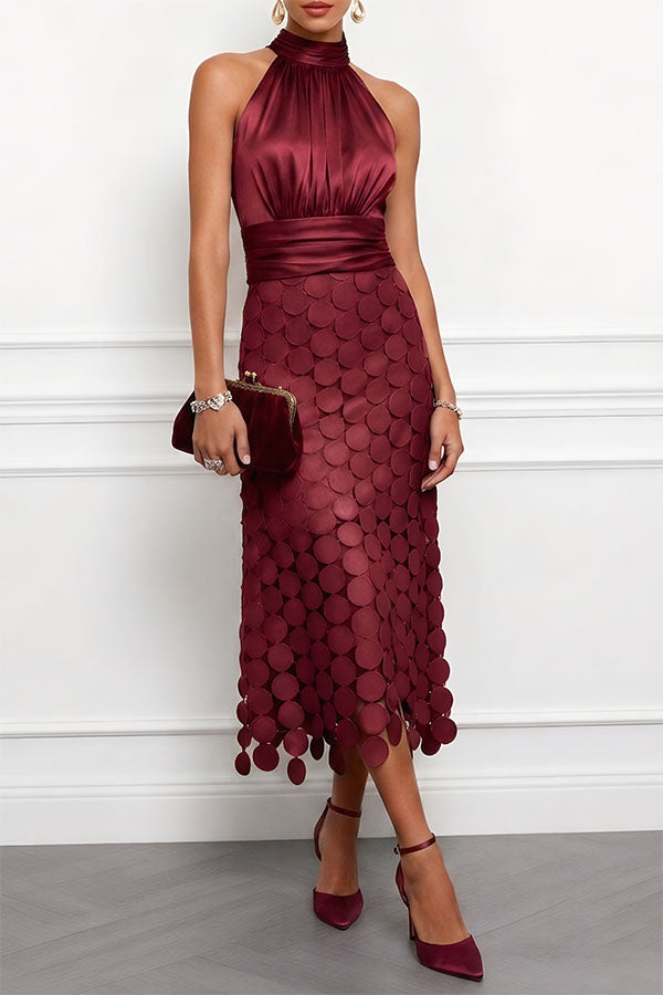 Céline - Elegant Midi Dress