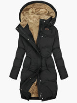 ARTEMIS | ELEGANT QUILTED HOODED COAT