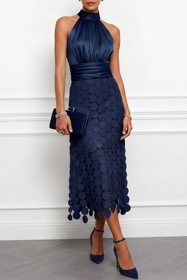 Céline - Elegant Midi Dress