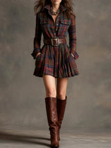 Sienna | Belted Shirt Dress