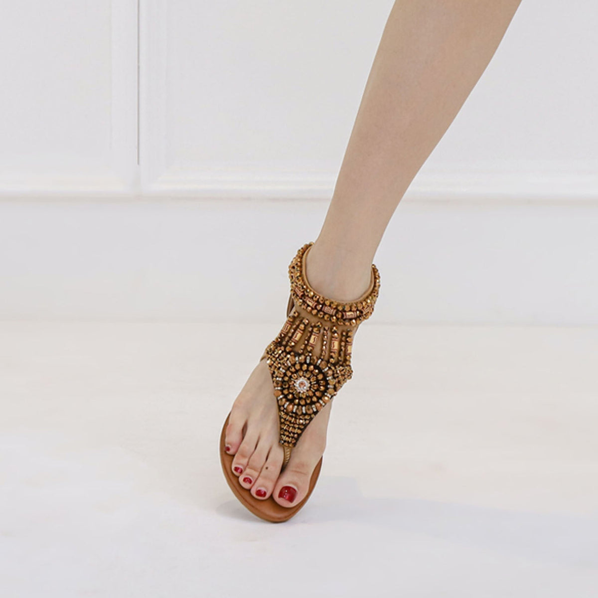 Julie | Bohemian Vacation Flat Sandals