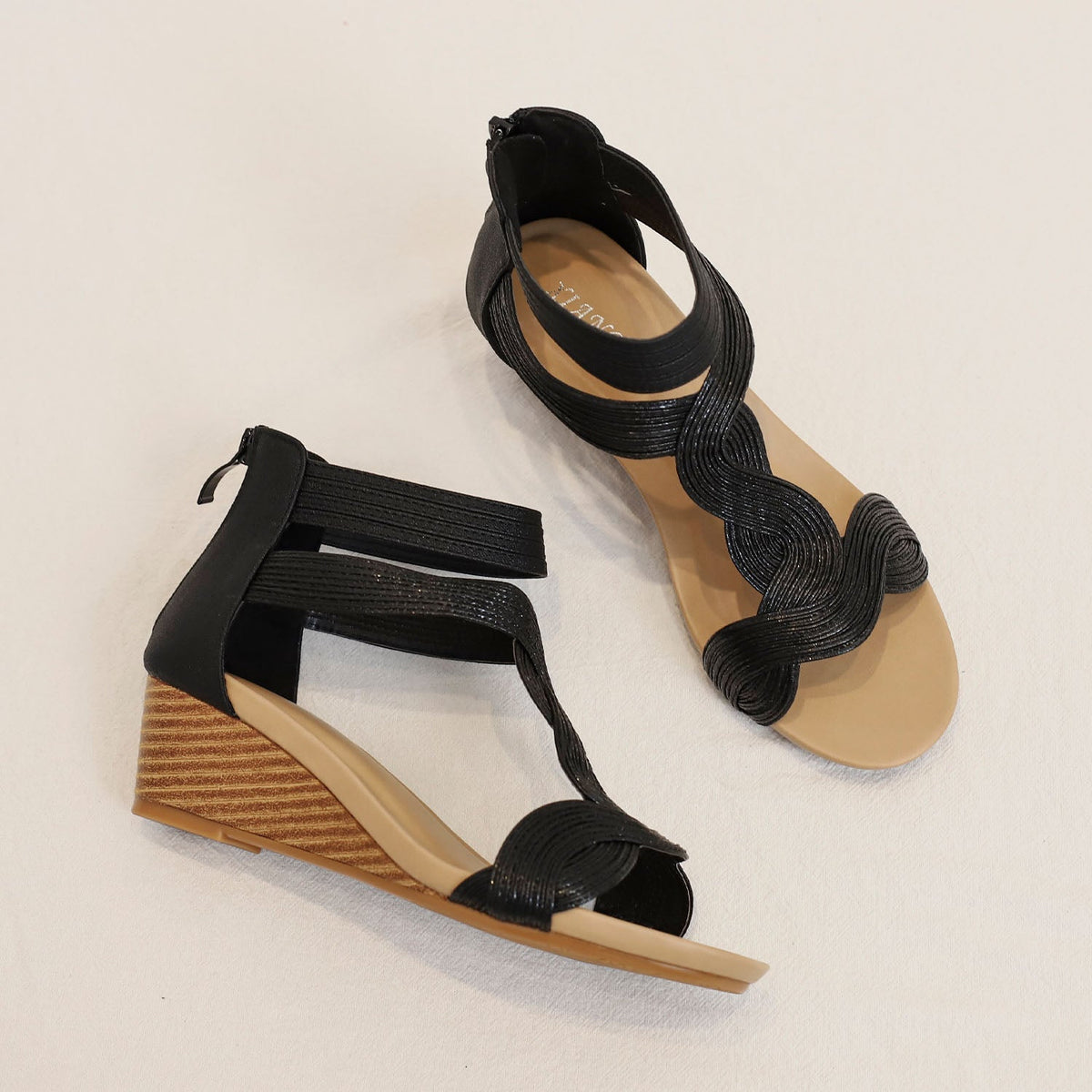 Sharon | Bohemian Soft Wedges Sandals