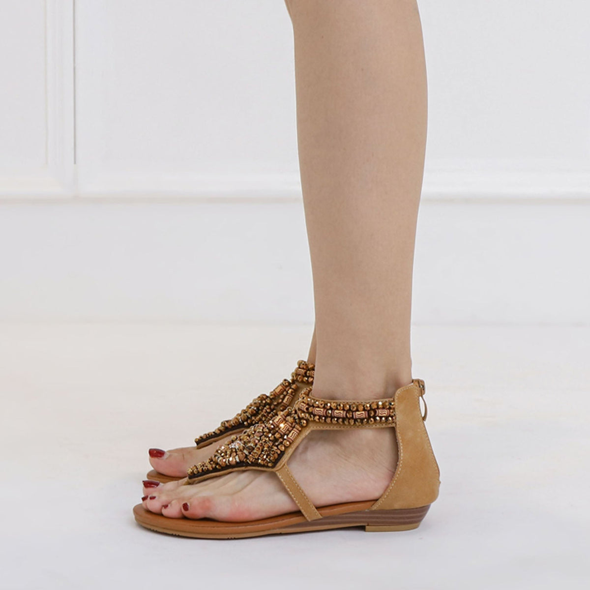 Julie | Bohemian Vacation Flat Sandals