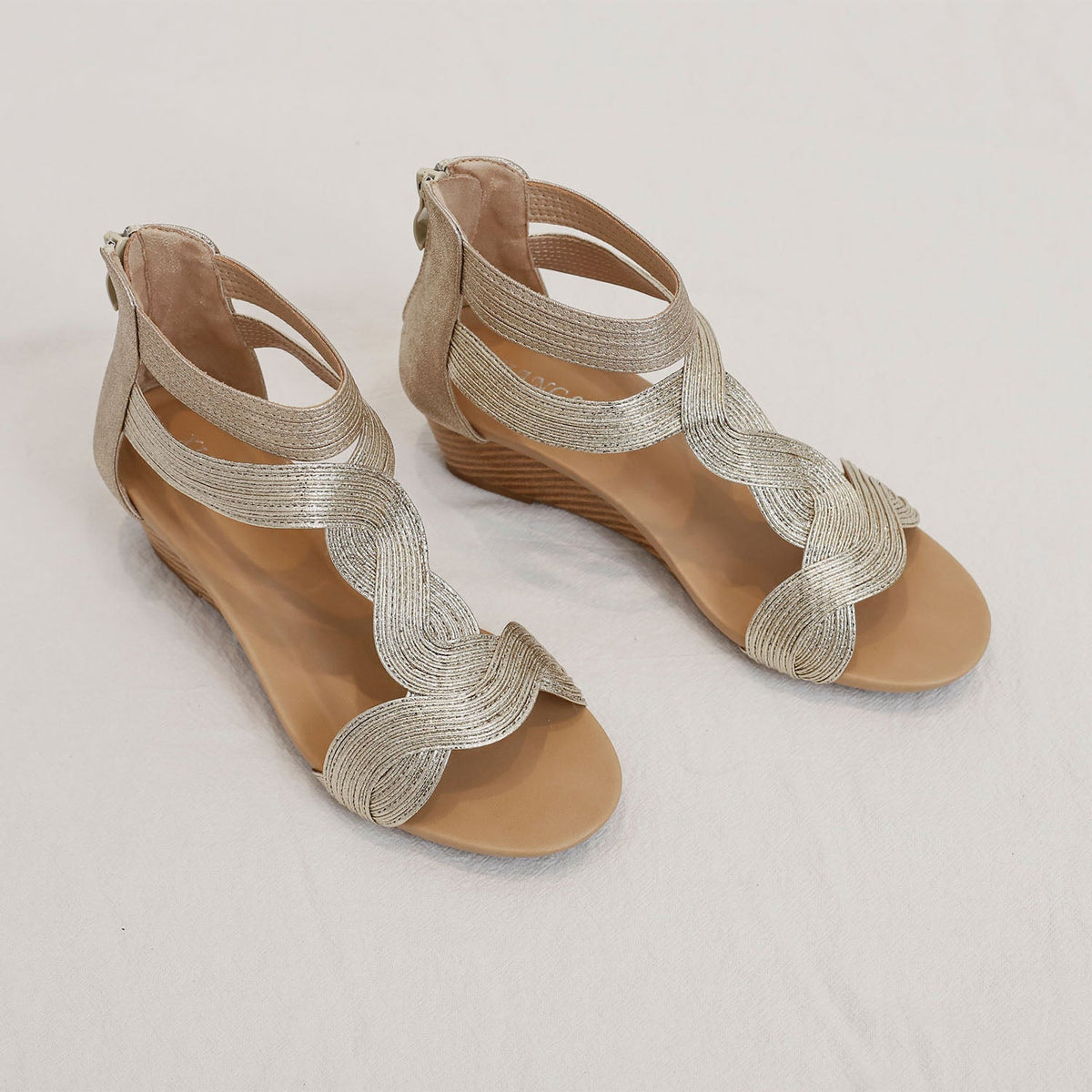Sharon | Bohemian Soft Wedges Sandals