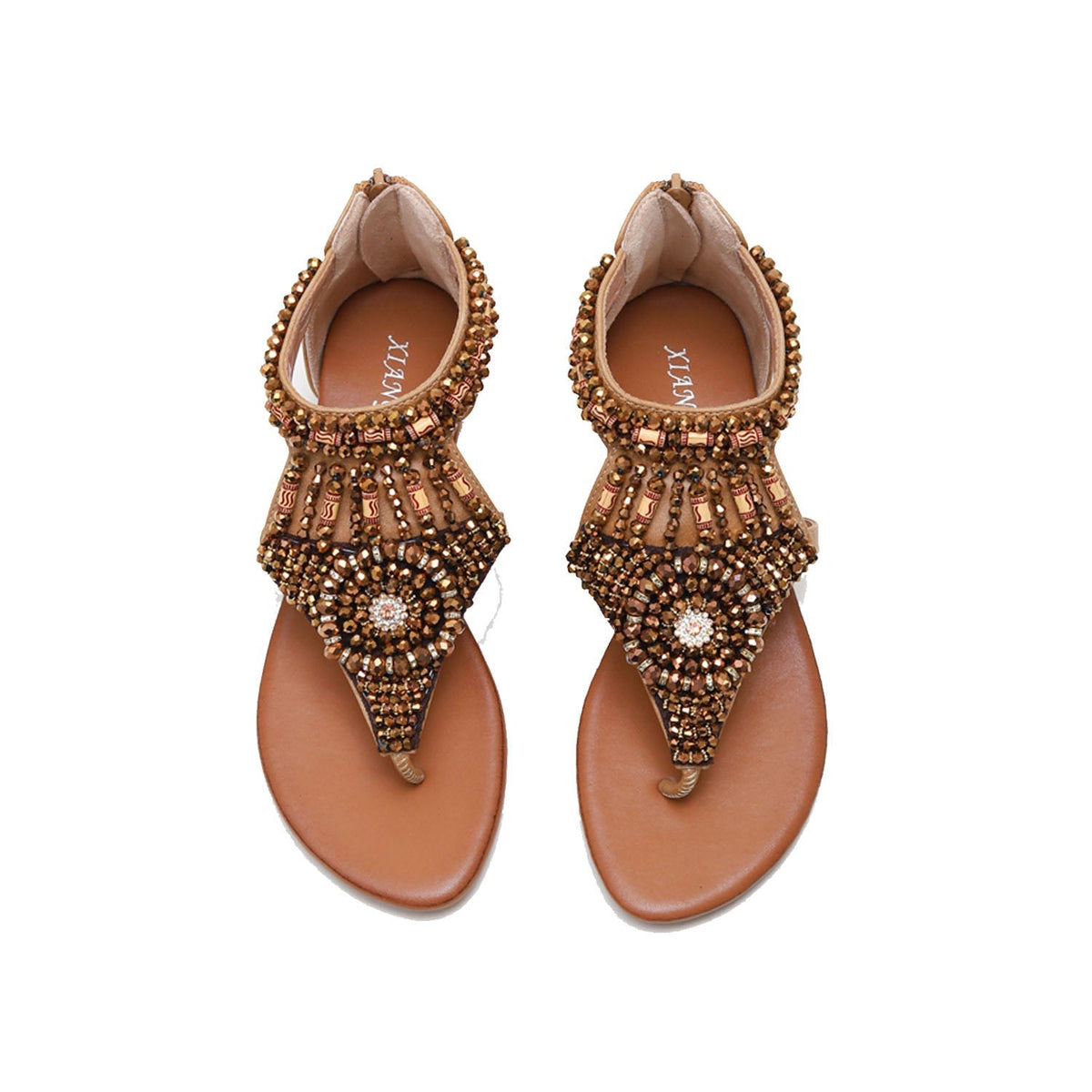 Julie | Bohemian Vacation Flat Sandals